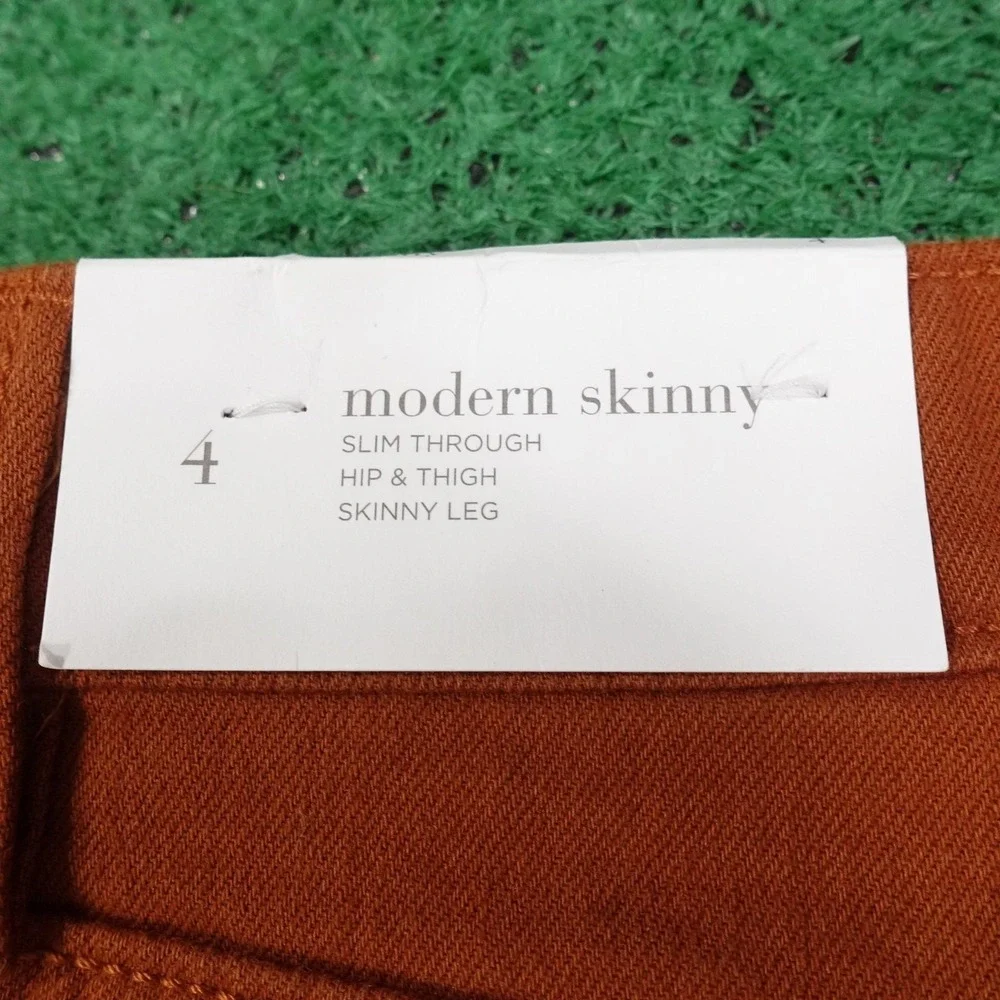 New! Ann Taylor‎ LOFT Jeans Womens 4 Modern Skinny Slim Stretch Denim 31x31